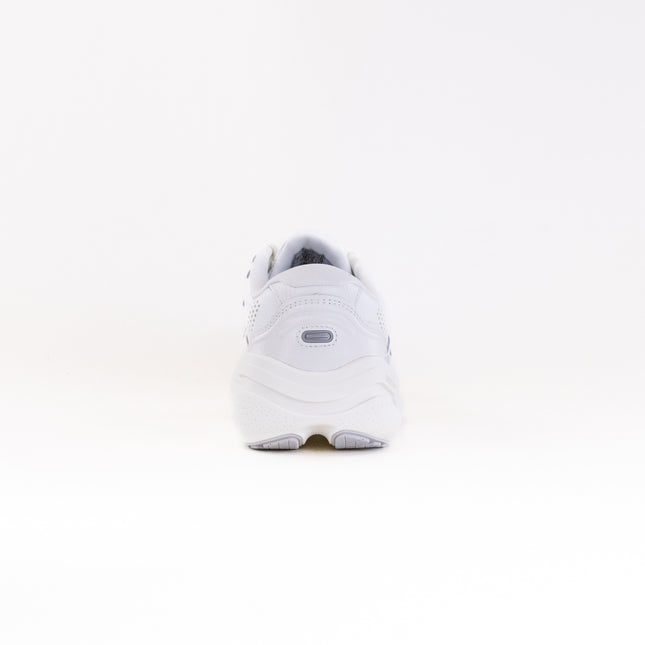 Brooks Ghost Max Leather (Men's) - White/White