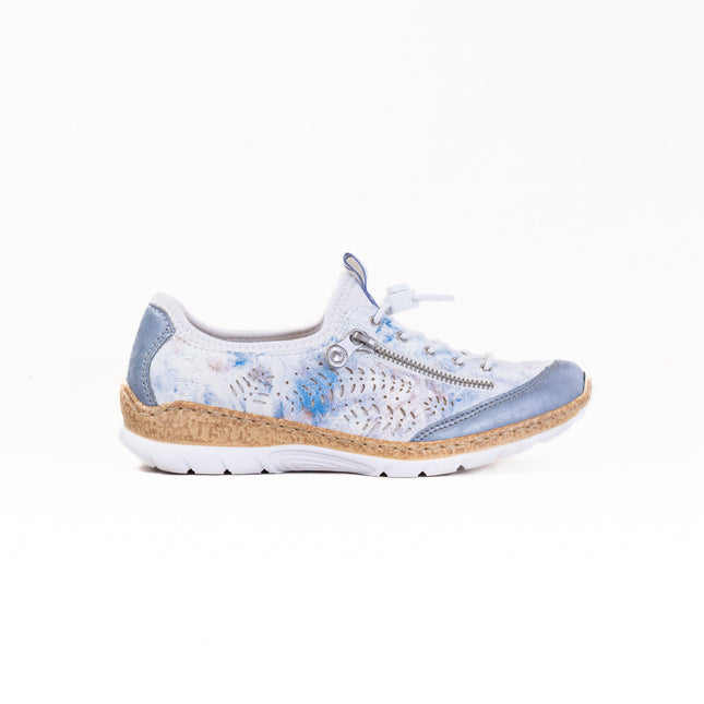 Rieker Nitka N42K6 (Women's) - Blue/Blue Multi/Weiss