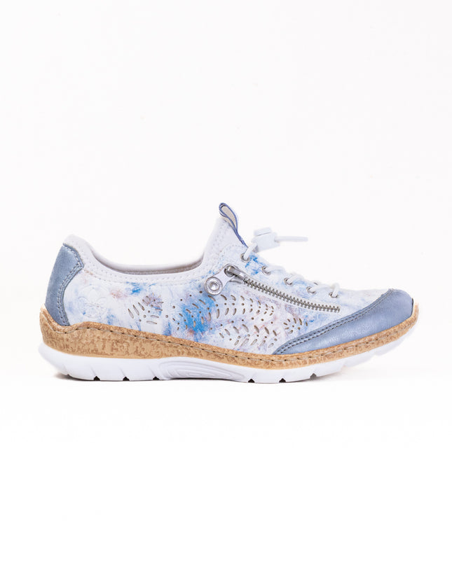 Rieker Nitka N42K6 (Women's) - Blue/Blue Multi/Weiss