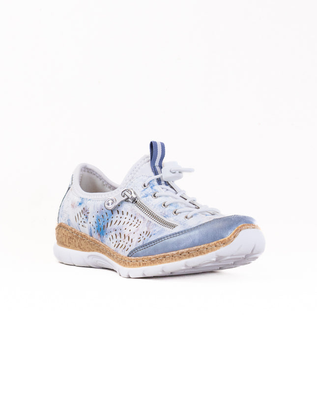 Rieker Nitka N42K6 (Women's) - Blue/Blue Multi/Weiss