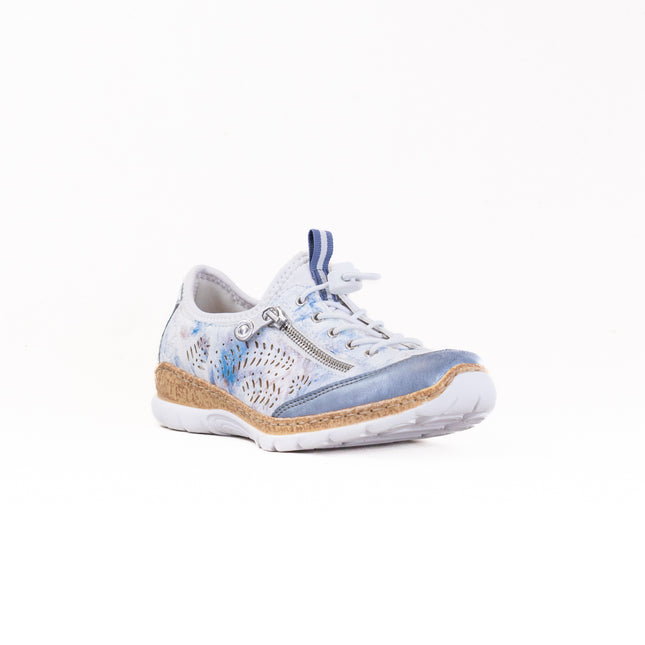 Rieker Nitka N42K6 (Women's) - Blue/Blue Multi/Weiss