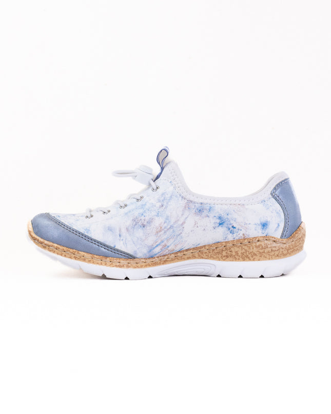 Rieker Nitka N42K6 (Women's) - Blue/Blue Multi/Weiss