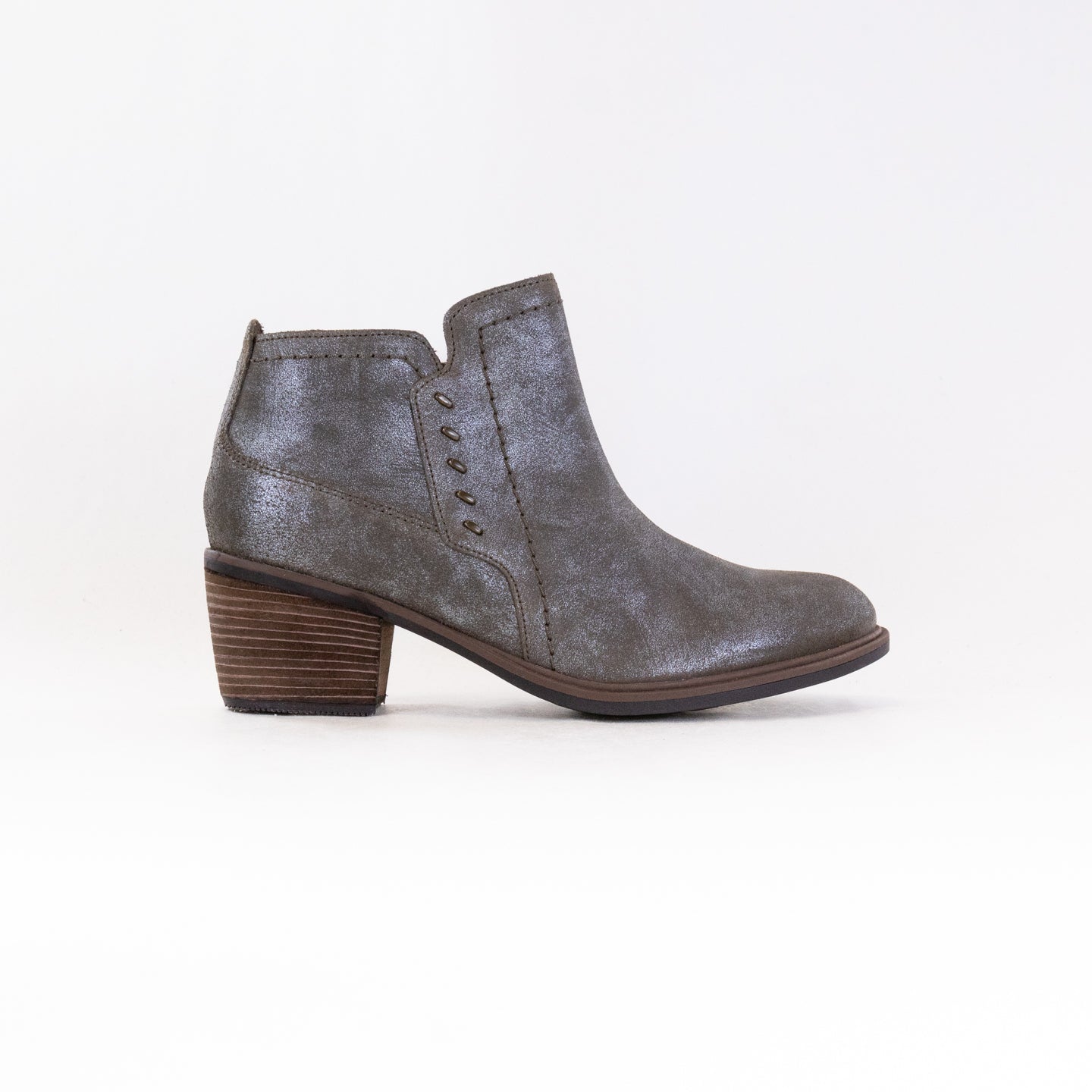 Clarks Neva Lo (Women’s) - Taupe Metallic Leather