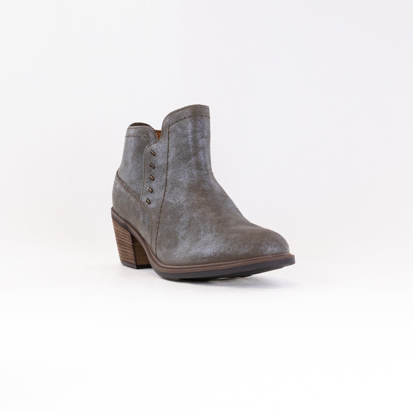 Clarks Neva Lo (Women’s) - Taupe Metallic Leather