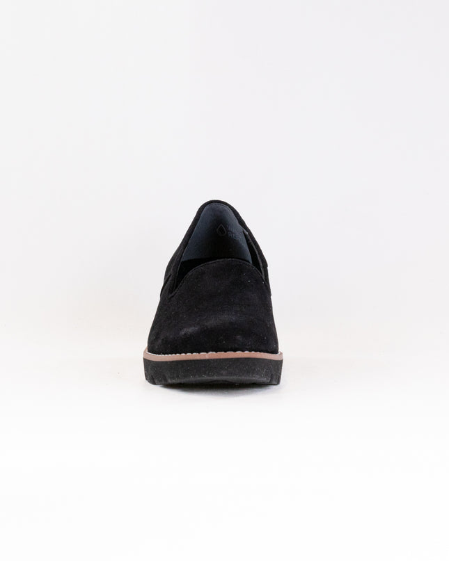 Vionic Willa Wedge (Women's) - Black Suede