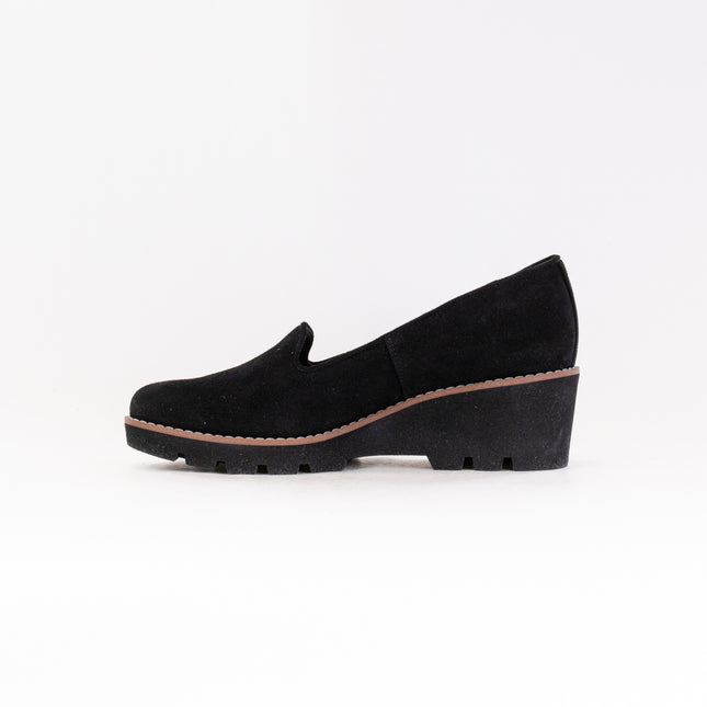 Vionic Willa Wedge (Women's) - Black Suede