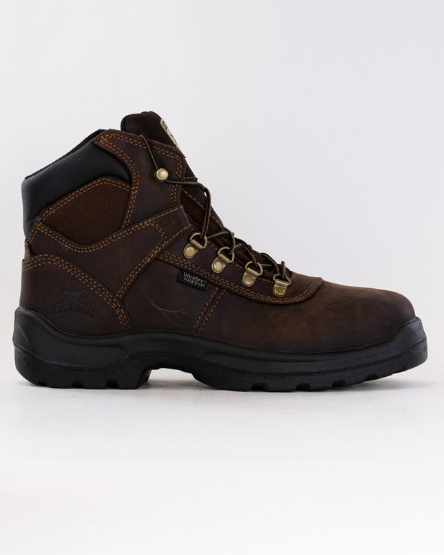 Irish Setter Ely 6'' Waterproof Safety Toe (Men's) - Brown