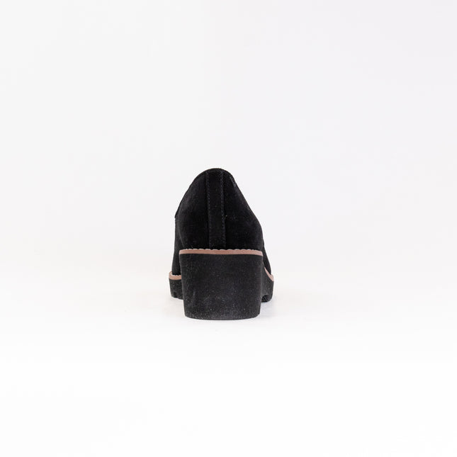 Vionic Willa Wedge (Women's) - Black Suede