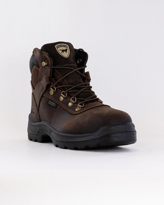 Irish Setter Ely 6'' Waterproof Safety Toe (Men's) - Brown