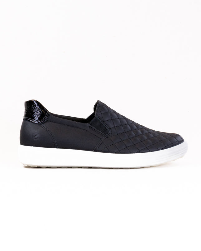 Ecco Soft 7 Easy Slip-On (Women's) - Black