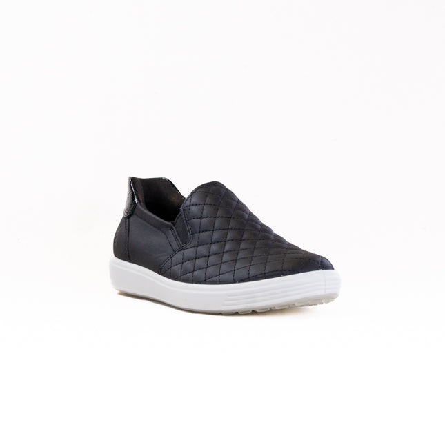 Ecco Soft 7 Easy Slip-On (Women's) - Black