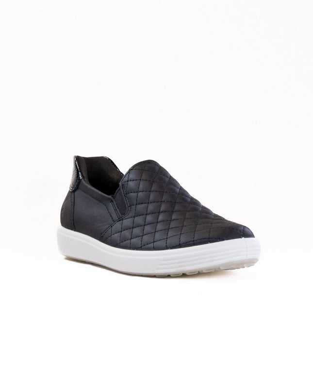 Ecco Soft 7 Easy Slip-On (Women's) - Black