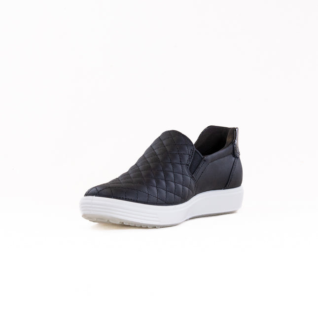 Ecco Soft 7 Easy Slip-On (Women's) - Black