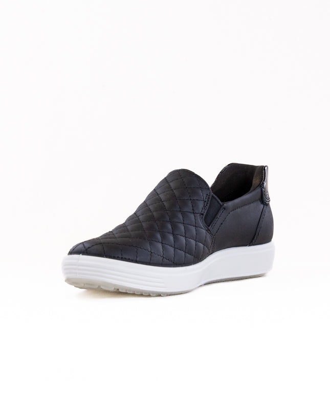 Ecco Soft 7 Easy Slip-On (Women's) - Black