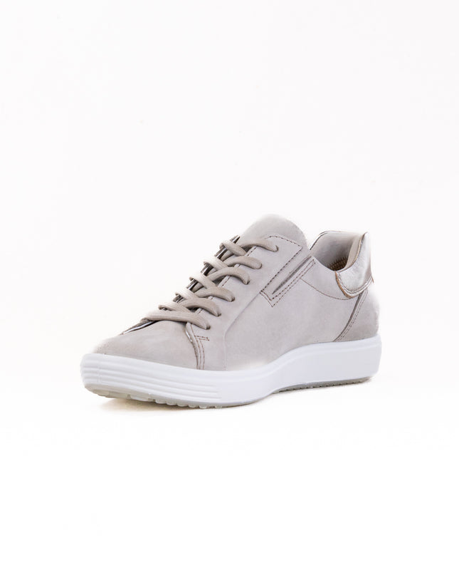 Ecco Soft 7 Easy Slip Sneaker (Women's) - Pure Cashmere/Pure Cashmere