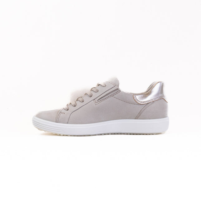 Ecco Soft 7 Easy Slip Sneaker (Women's) - Pure Cashmere/Pure Cashmere