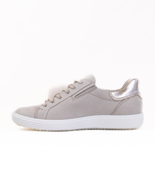 Ecco Soft 7 Easy Slip Sneaker (Women's) - Pure Cashmere/Pure Cashmere