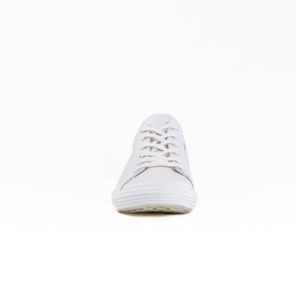 Ecco Soft 7 Easy Slip Sneaker (Women's) - White/Pure Silver