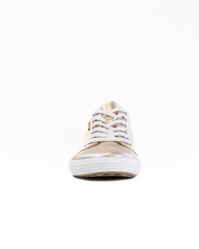 Ecco Soft 7 Sneaker (Women's) - Pure White/Gold