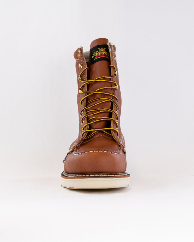 Thorogood American Heritage 8'' Moc Toe Maxwear Wedge (Men's) - Tobacco Brown