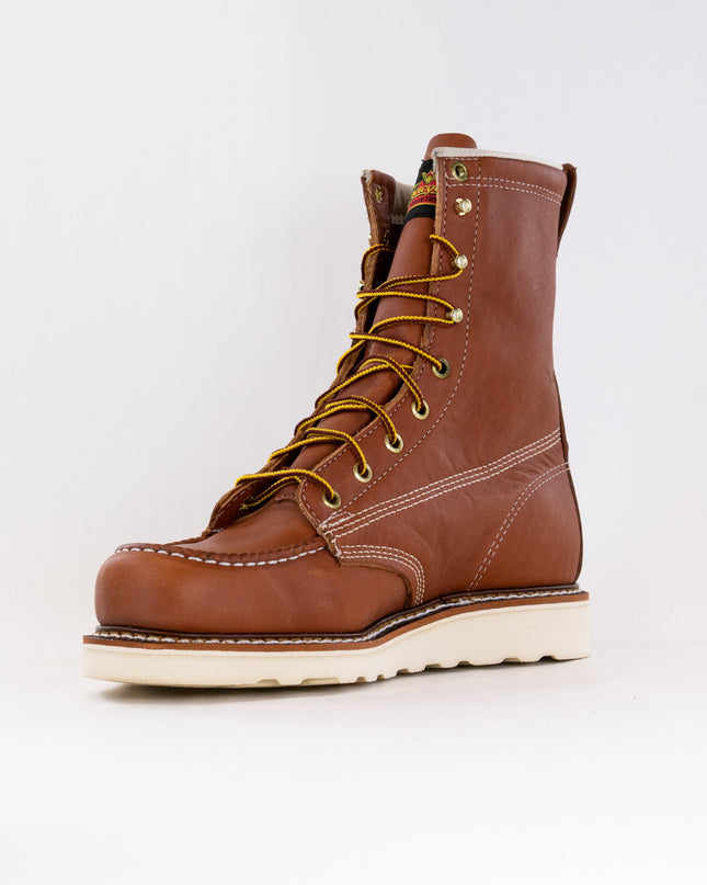 Thorogood American Heritage 8'' Moc Toe Maxwear Wedge (Men's) - Tobacco Brown