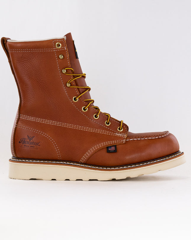 Thorogood American Heritage 8'' Safety Toe Moc Toe Max Wedge (Men's) - Tobacco