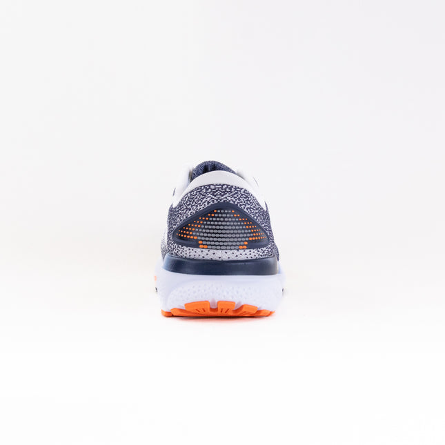 Brooks Ghost 16 (Men’s) - White/Peacoat/Orange