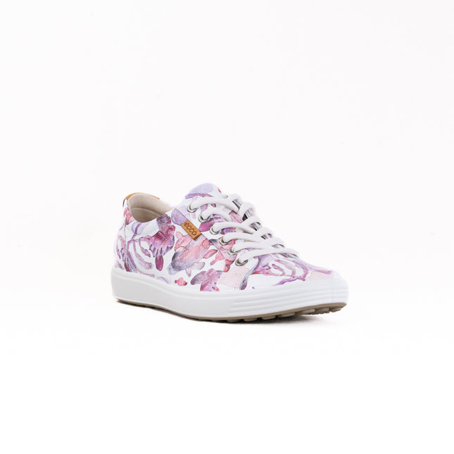 Ecco Soft 7 Sneaker (Women's) - White/Multi Color