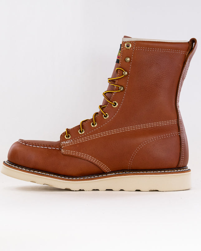 Thorogood American Heritage 8'' Safety Toe Moc Toe Max Wedge (Men's) - Tobacco