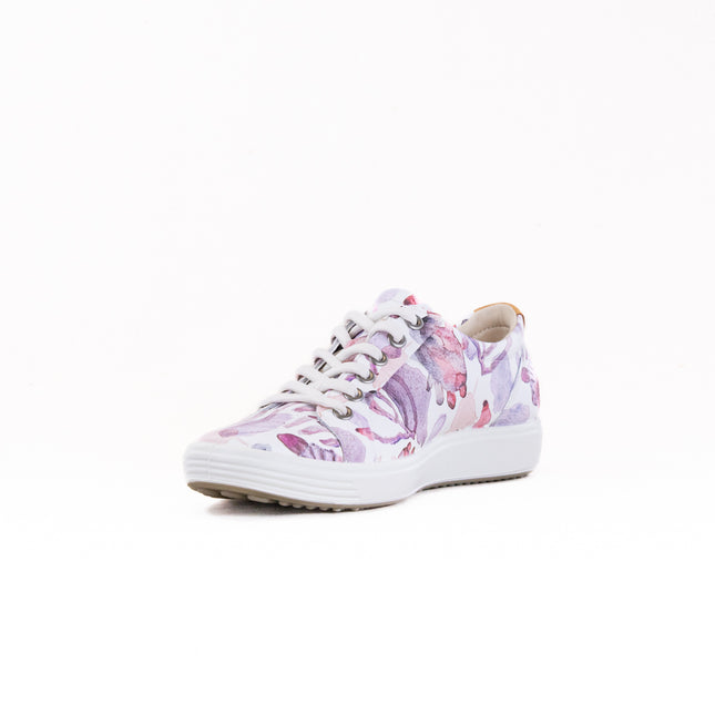Ecco Soft 7 Sneaker (Women's) - White/Multi Color