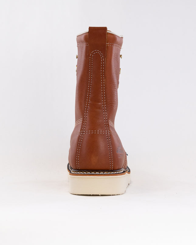 Thorogood American Heritage 8'' Safety Toe Moc Toe Max Wedge (Men's) - Tobacco
