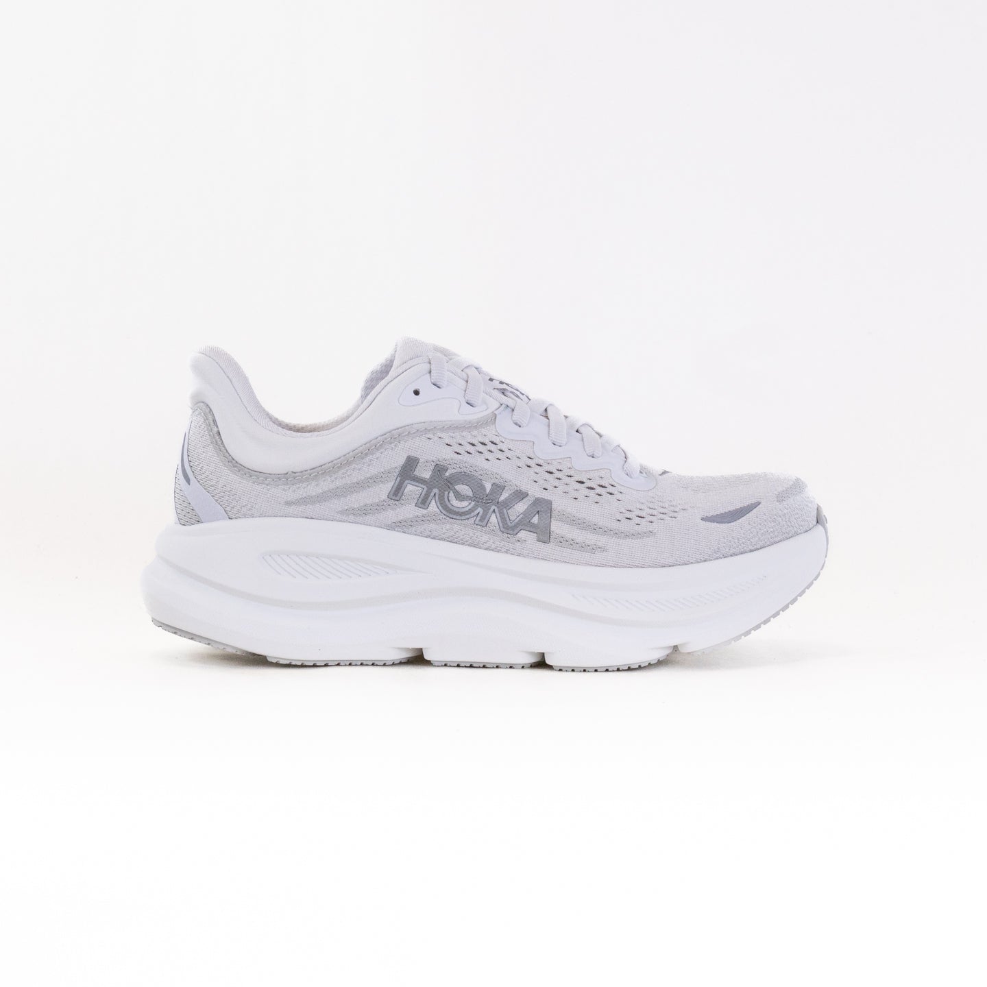 Hoka Bondi 9 Wide (Women's) - Stardust/Silver