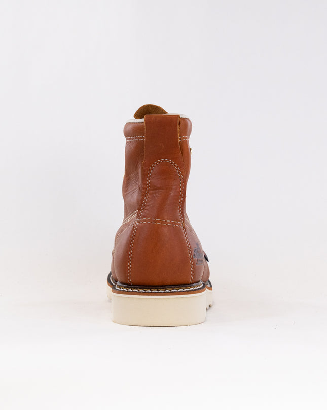 Thorogood American Heritage 6'' Safety Toe Moc Toe Maxwear Wedge (Men's) - Tobacco
