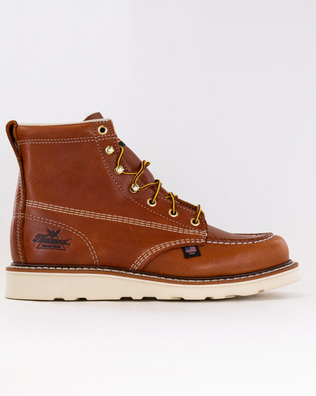 Thorogood American Heritage 6'' Moc Toe Maxwear Wedge (Men's) - Tobacco