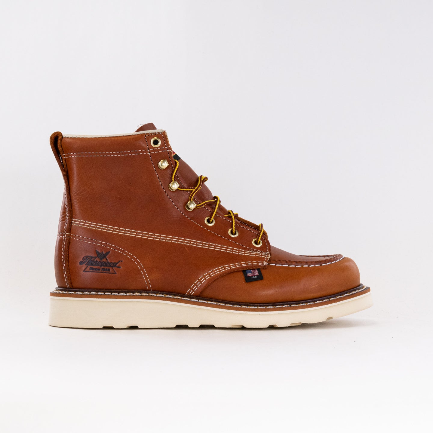 thorogood boots tobacco American Heritage 6" Moc Toe Wedge in Black The roomy moc toe and tobacco oil Thorogood American Heritage 8" Safety