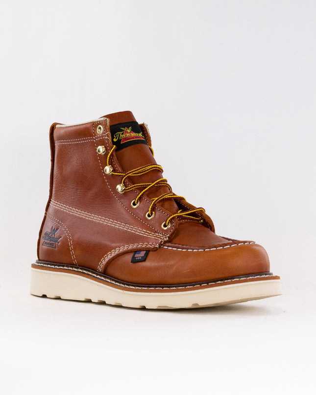 Thorogood American Heritage 6'' Moc Toe Maxwear Wedge (Men's) - Tobacco