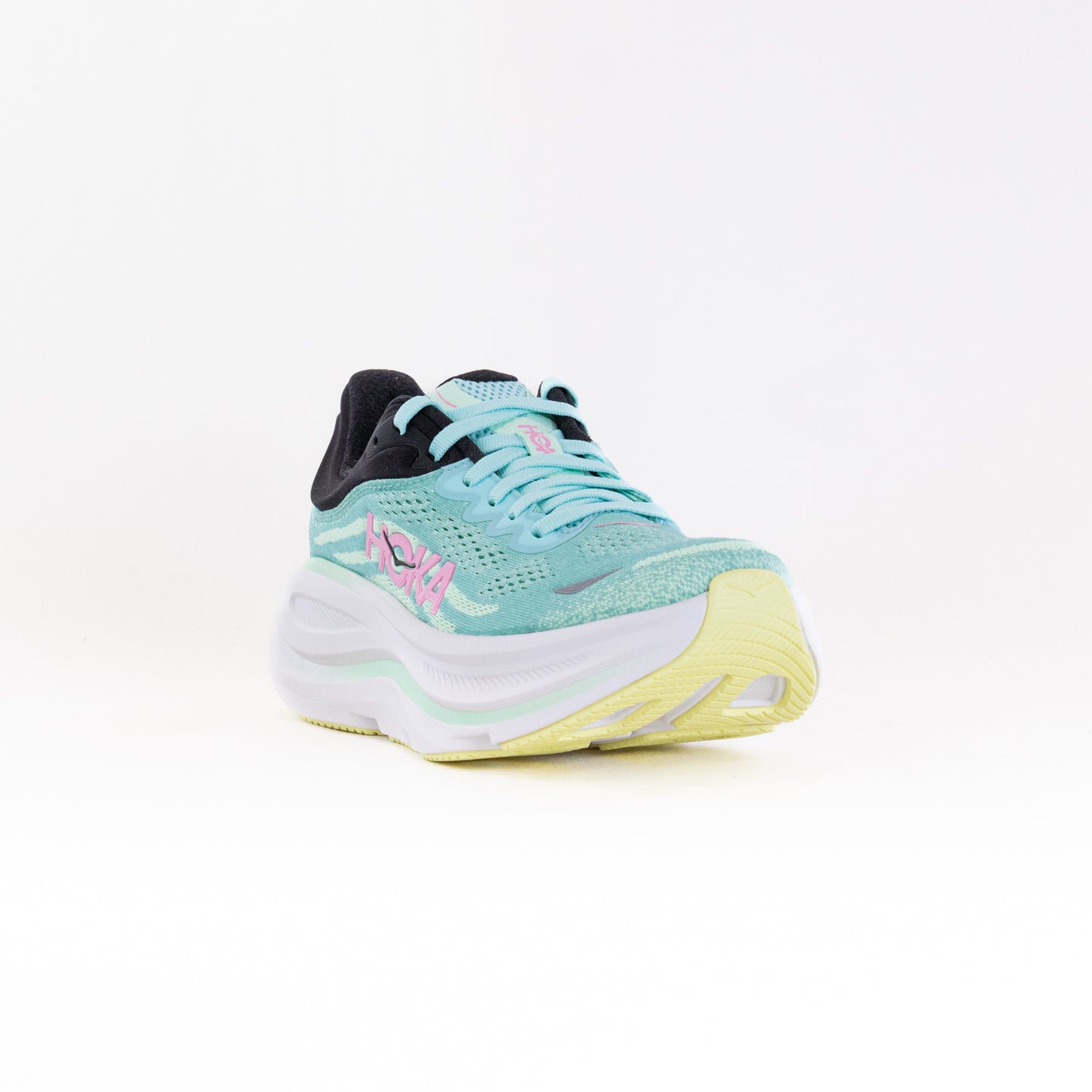 Hoka Bondi 9 Wide (Women's) - Blue Spark/Mint Fluorite