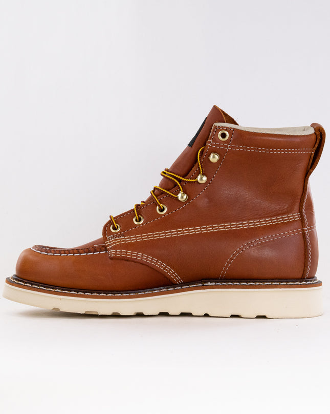 Thorogood American Heritage 6'' Moc Toe Maxwear Wedge (Men's) - Tobacco