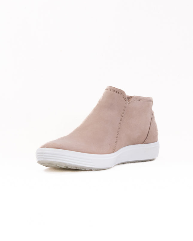 Ecco Soft 7 Side Zip Bootie (Women's) - Nude