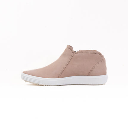 Ecco Soft 7 Side Zip Bootie (Women's) - Nude