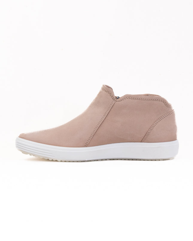 Ecco Soft 7 Side Zip Bootie (Women's) - Nude