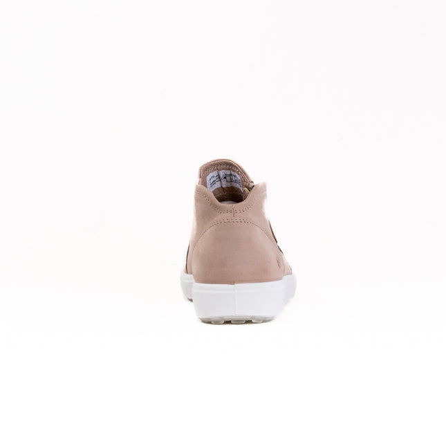 Ecco Soft 7 Side Zip Bootie (Women's) - Nude