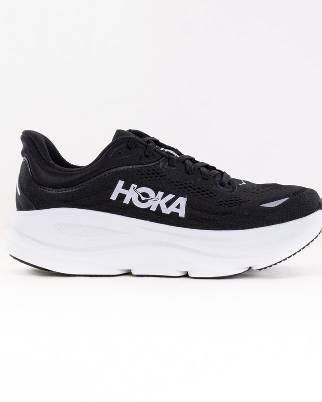 Hoka Bondi 9 (Men's) - Black/White