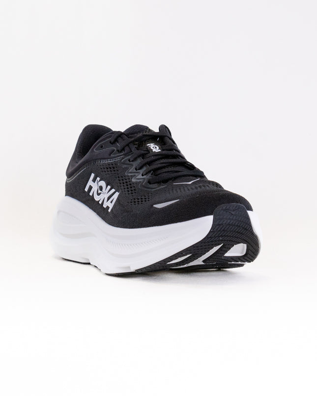 Hoka Bondi 9 (Men's) - Black/White