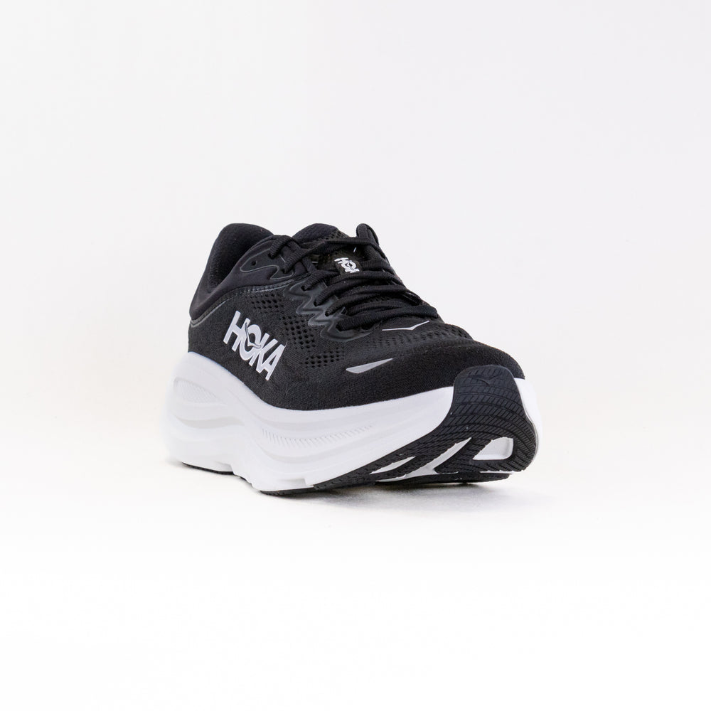 Hoka Bondi 9 (Men's) - Black/White