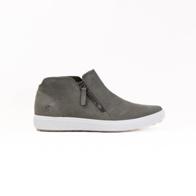 Ecco Soft 7 Side Zip Bootie (Women's) - Smokey Olive