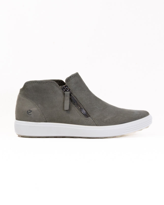 Ecco Soft 7 Side Zip Bootie (Women's) - Smokey Olive