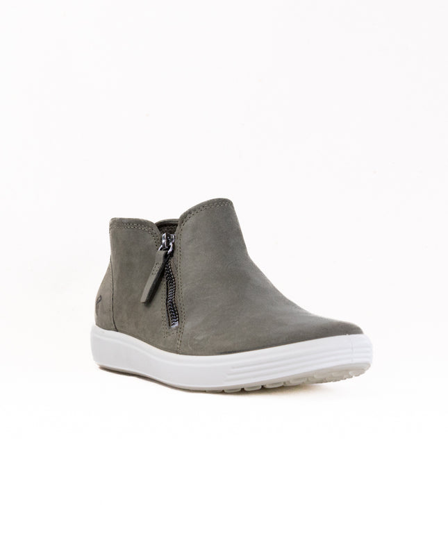 Ecco Soft 7 Side Zip Bootie (Women's) - Smokey Olive