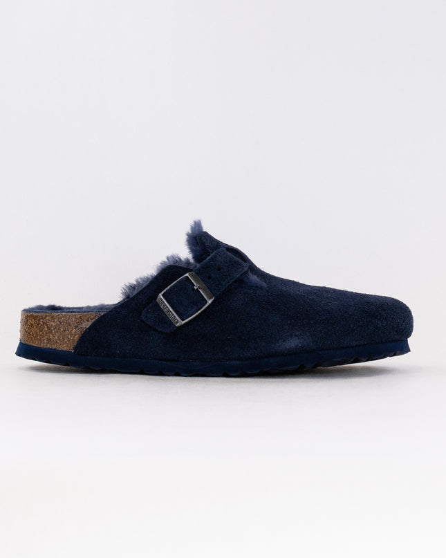 Birkenstock Boston Shearling (Women's) - Night Suede
