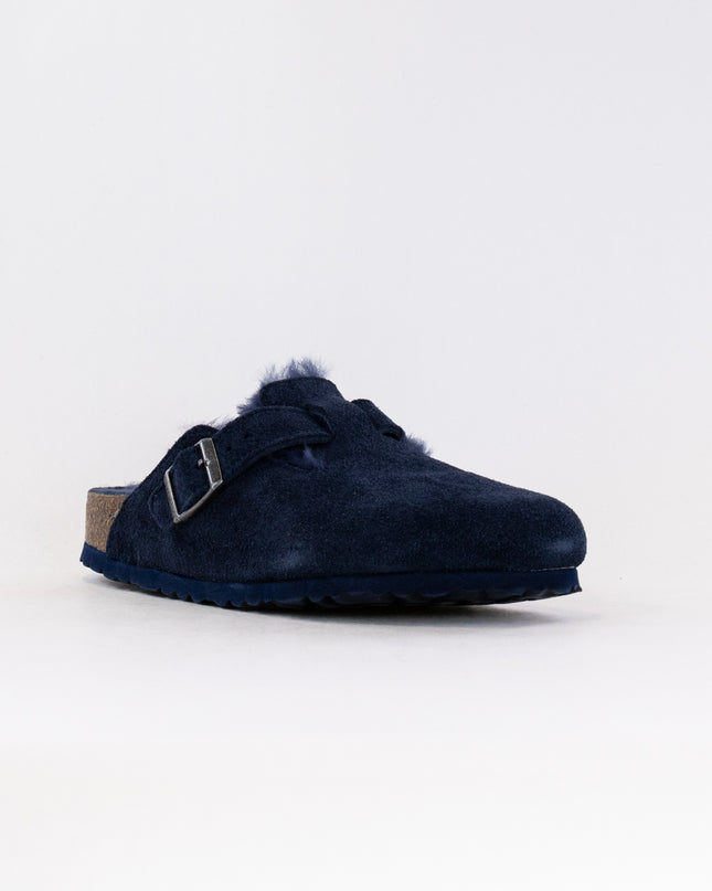Birkenstock Boston Shearling (Women's) - Night Suede